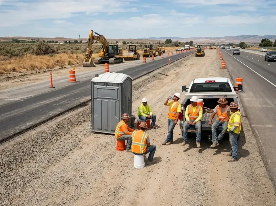 highway-road-construction-crew-007 — frequently asked questions, Porta Potty and Restroom Rentals in Garden Home-Whitford, OR